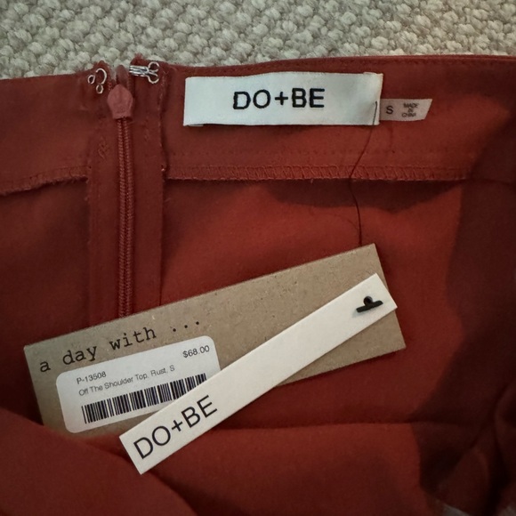 Orange DO+BE top - Picture 2 of 2